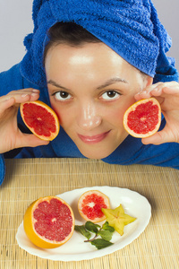 葡萄柚皮肤治疗图片