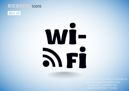 WiFi 铭文与波图标