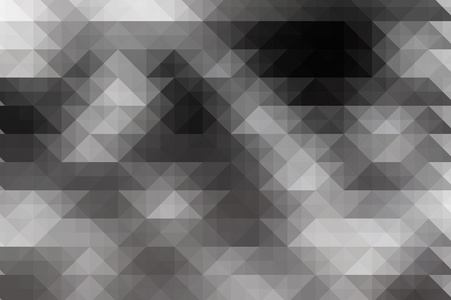 低聚风格  三角形形状黑色和白色图形高建群