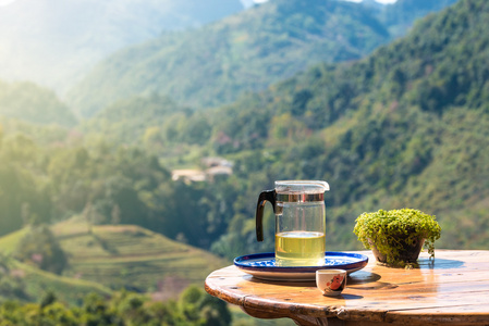 绿茶和茶园山