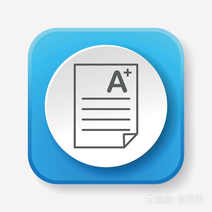 试卷图标矢量图