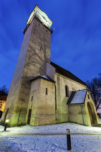 教会的圣埃在波普拉德
