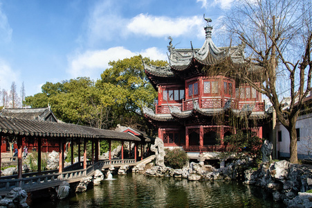 在上海豫园花园，上海馆