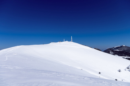 Vigla，黄金的滑雪中心，希腊的自然风光