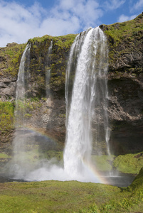 冰岛 Seljalandsfoss 瀑布