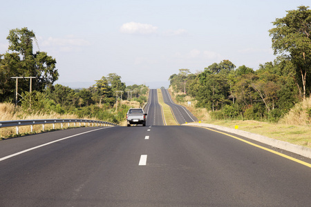 泰国国家道路侧视图