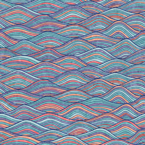 缠头发水波纹的图案.手绘抽象背景与缠绳照片