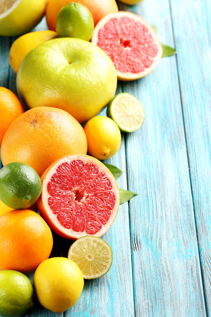 新鲜柑橘类水果