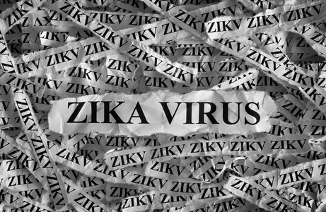 Zika 。黑色和白色