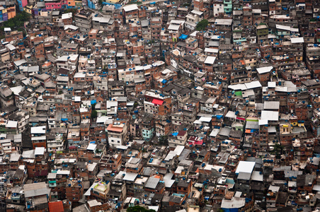 大的贫民区 Rocinha 贫民窟