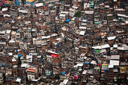 大的贫民区 Rocinha 贫民窟