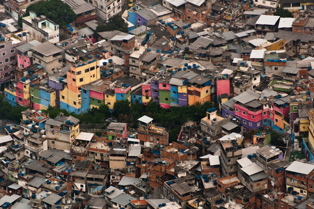 大的贫民区 Rocinha 贫民窟