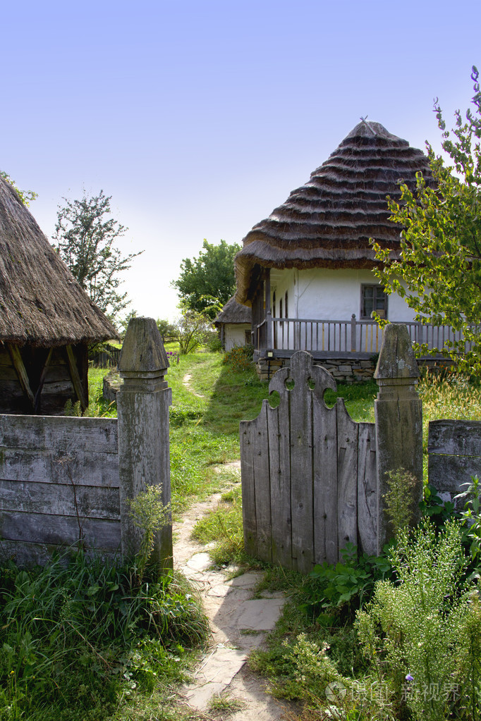 私人农场的老房子