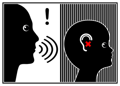 目中无人孩子忽略尖叫的父亲照片