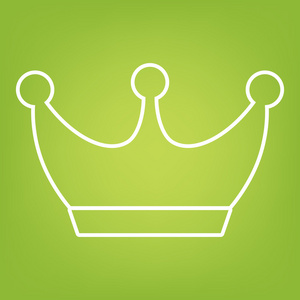 国王的皇冠线图标