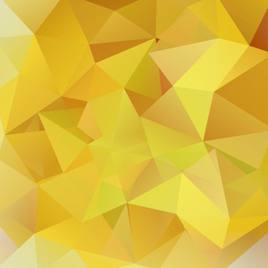 抽象背景组成的黄色三角形，矢量图