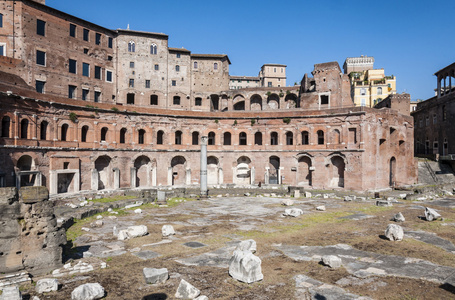 在罗马的 Trajans 市场