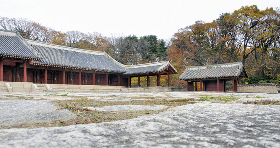 Jongmyo 皇家神社在首尔