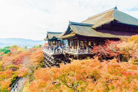 美丽的建筑，在清水寺