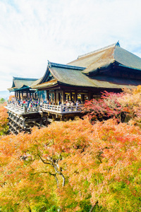 美丽的建筑，在清水寺