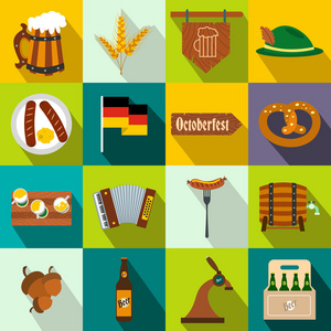 慕尼黑啤酒节方平图标