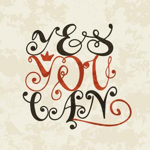 是的你可以概念图片-是的你可以概念素材-是的你可以概念插画-摄图新