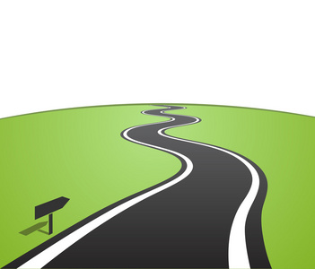 蜿蜒的道路图片