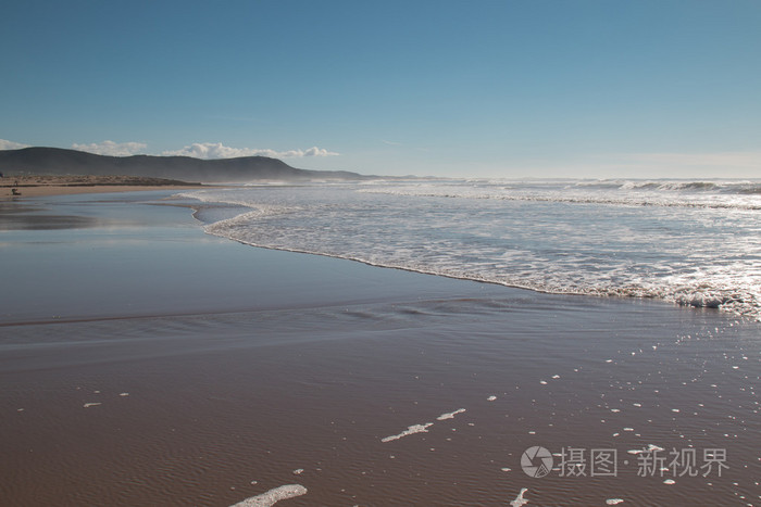 摩洛哥海岸的大西洋