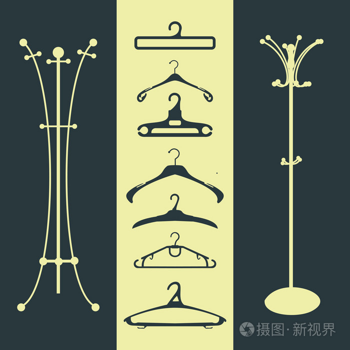 晾衣架插画-正版商用图片1lv26s-摄图新视界