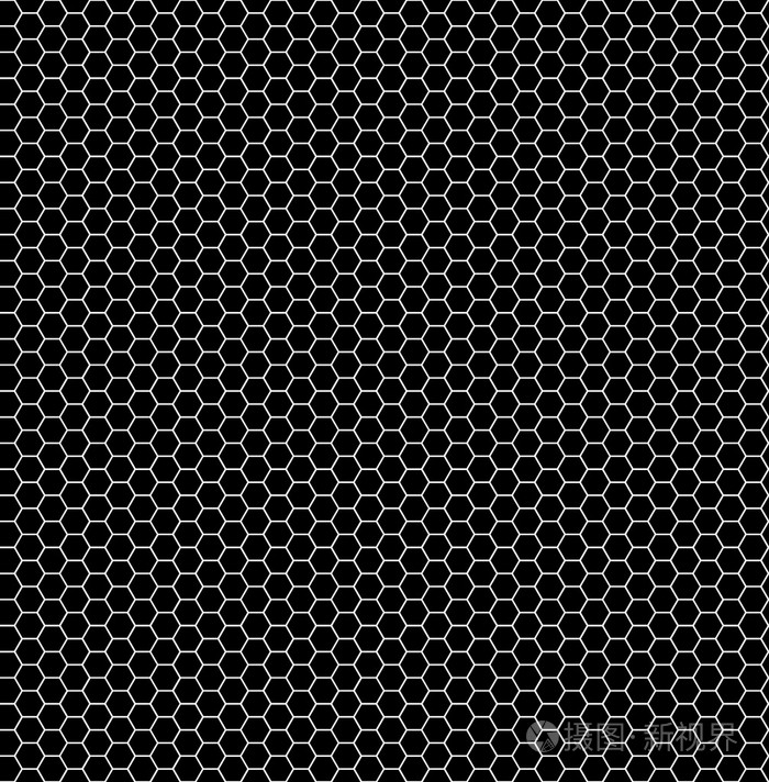 无缝的六角形网格模式