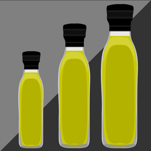 瓶 Oliven 油