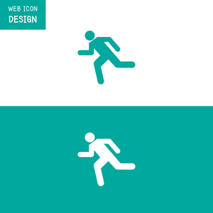 马拉松logo矢量正在运行的图标照片