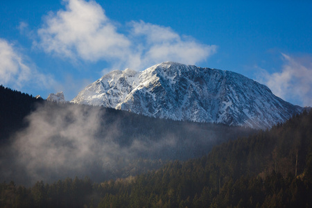 高山的早晨