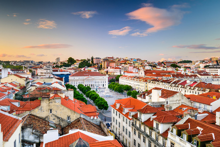 里斯本 Rossio 广场