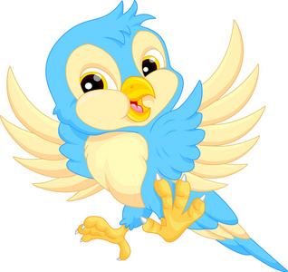 卡通小鸟图标图片