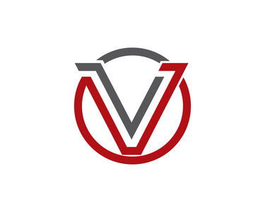 v字母logov 字母徽标照片