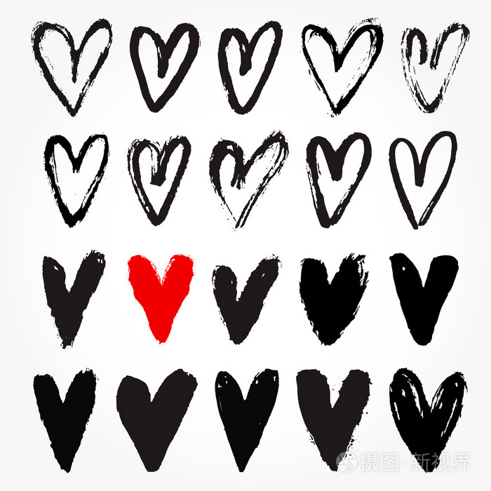 真正的墨手画心