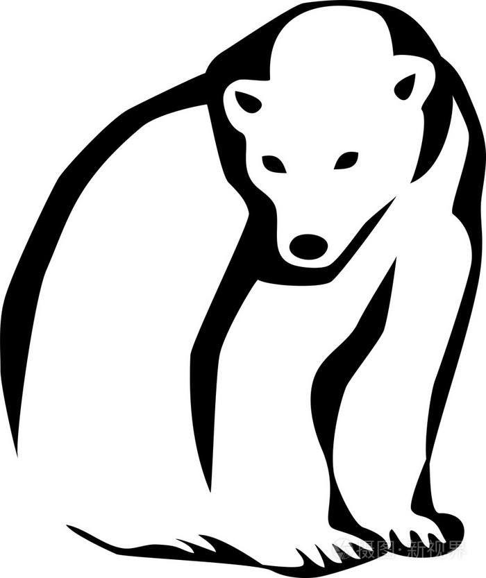 北极熊矢量