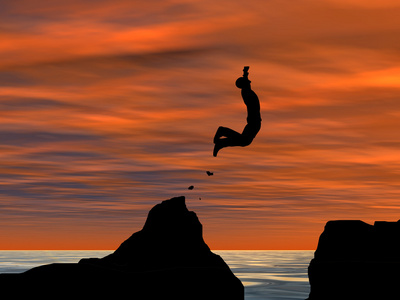 从列跳的男人图片