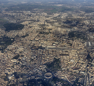 罗马的意大利，拉齐奥，鸟瞰图