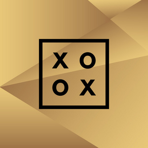 浪漫的爱情 Xoxo 徽标