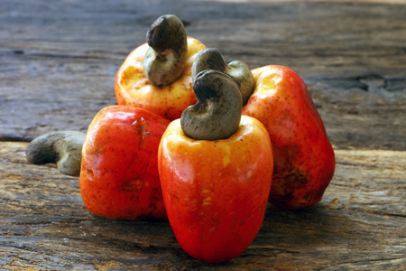 腰果新鲜源自段,巴西照片