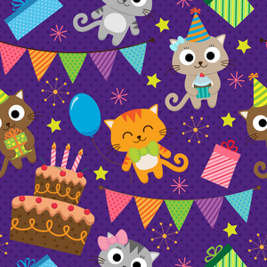 生日聚会模式与猫