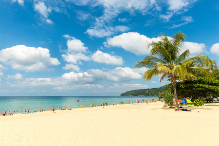 卡隆海滩的泰国普吉岛