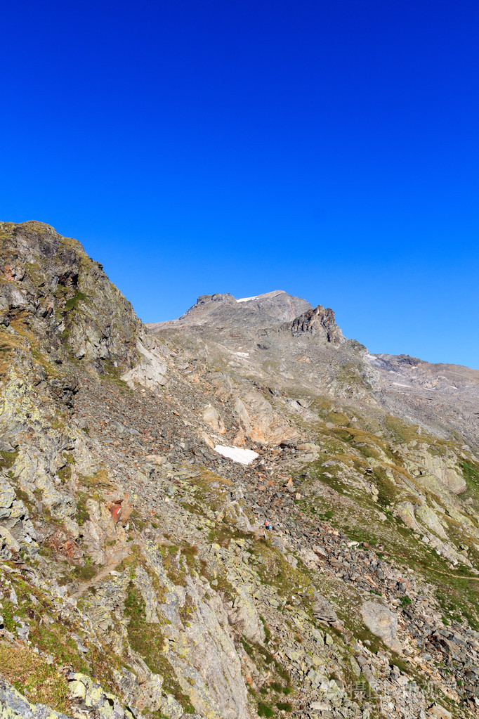 在奥地利陶恩山阿尔卑斯山kristallwand