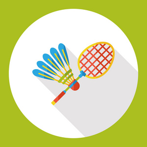体育羽毛球平面图标图标元素