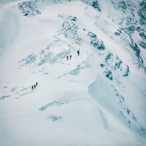 高雪山的冬景