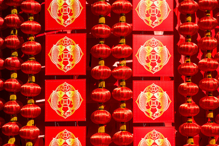 中国新年装饰背景