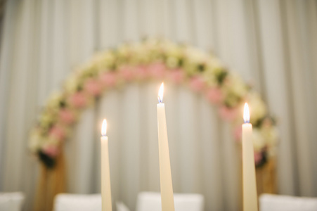 婚礼装饰蜡烛