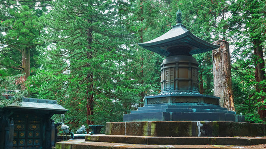 以瓮墓的德川家康在日航，日本绍古神社遗体